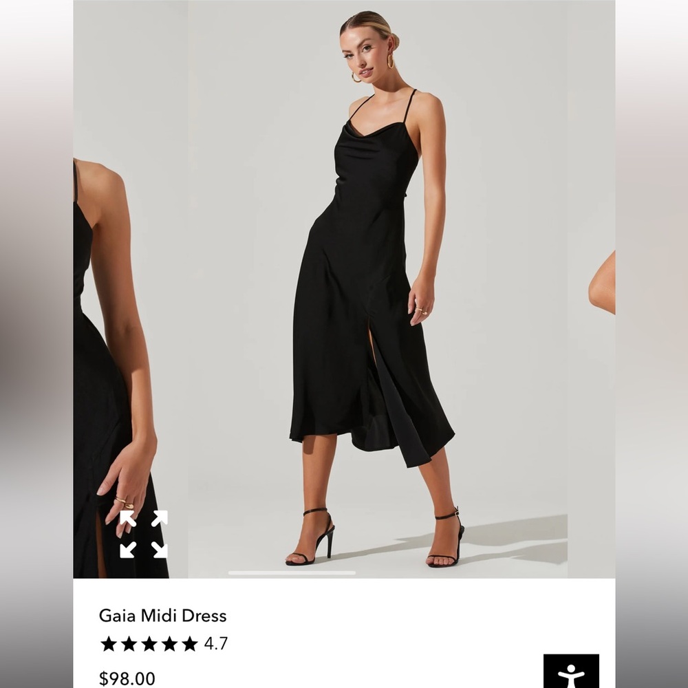ASTR GAIA MIDI dress